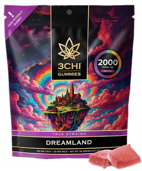 3Chi True Strains Dreamland Gummies